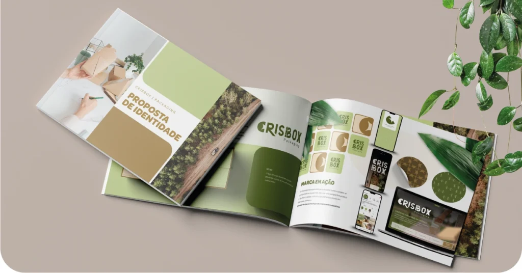 Proposta de Identidade visual Crisbox